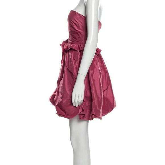 Cynthia Rowley Lulu Silk Babydoll Mini A-Line Dress-Rose-6-NWT - Picture 4 of 15